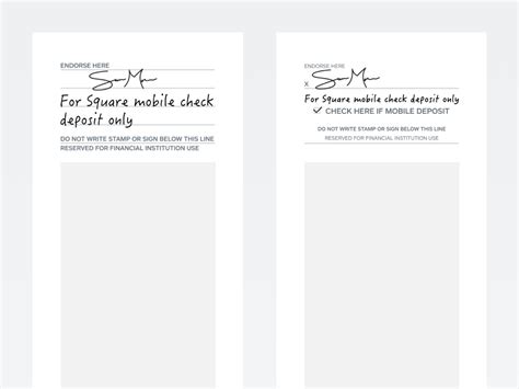 How To Write And Deposit Check Square