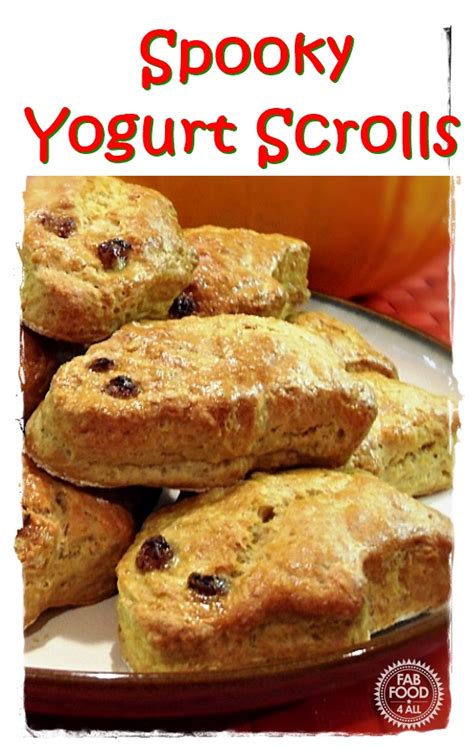 Spooky Yogurt Scrolls Part Scone Part Roll Fab Food 4 All