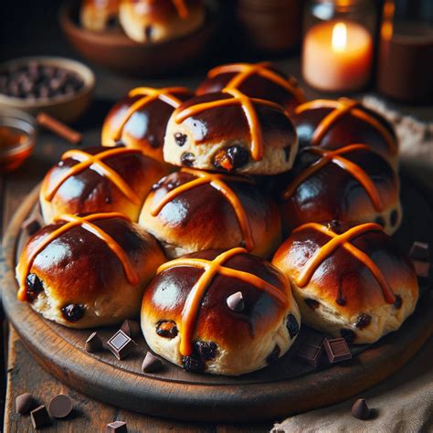 Chocolate Orange Hot Cross Buns Turbokitchen