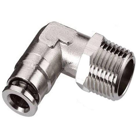 Utah Pneumatic Push To Connect Air Fittings 3 8 Od 1 4 Npt Swivel