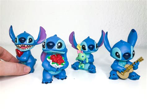 Lilo And Stitch Figurine Stitch Avec Poupée Elbenwald