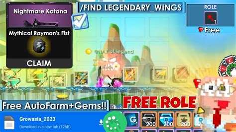 Server Terbaru Bisa Autofarm Gacha Legendary Box Free Role