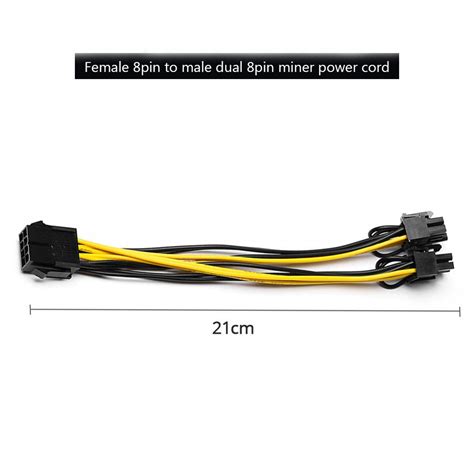 Cable Splitter Fuente Atx Starware Pin A Dual Pcie Mother Gpu