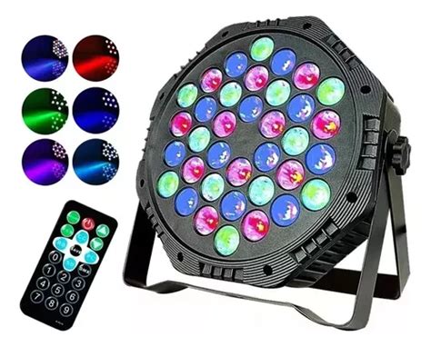 Cañon De Leds Audio Rítmico Multicolor Control Remoto 36x1 Meses sin