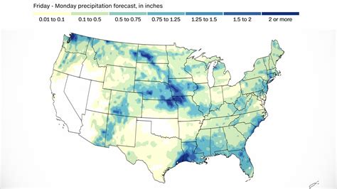 Weather Forecast Map Rain