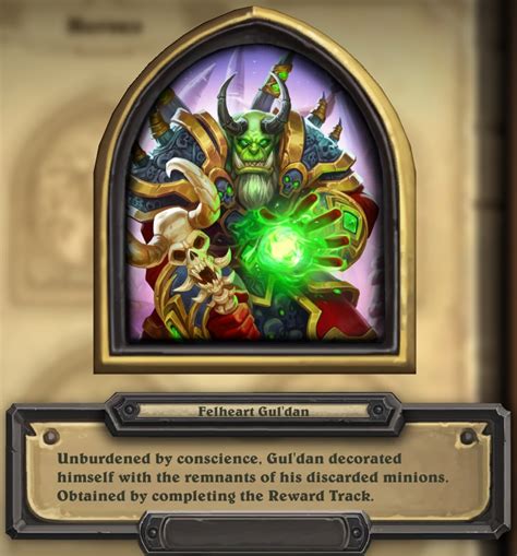 Reward Track Warlock Hearthstone Top Decks