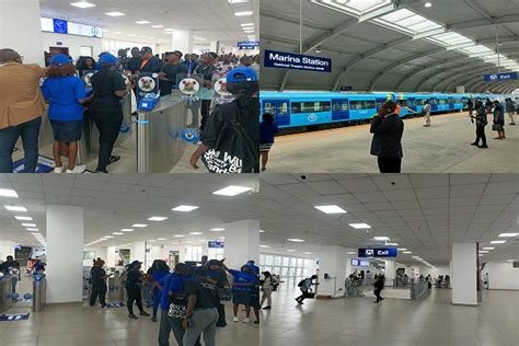 Photos Lagos Blue Line Rail Begins Operations The Nation Newspaper