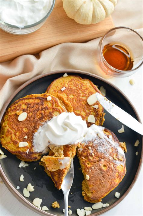 Easy Protein Pumpkin Pancakes Nourished By Nic