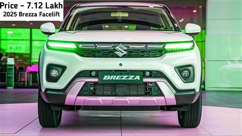 brezza facelift   launch price specifications
