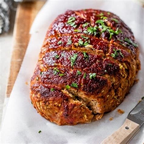 Turkey Meatloaf With Zucchini Skinnytaste