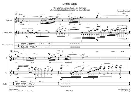 Doppio Sogno Raicom Edizioni Musicali