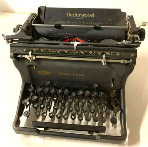 Underwood Typewriter Company Underwood Standard Catawiki