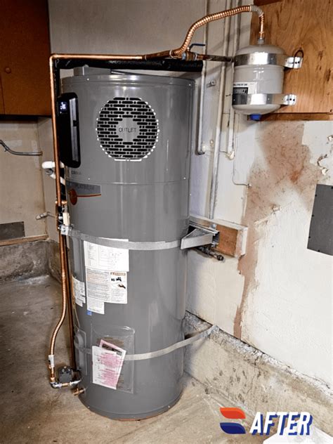 Rheem 65 Gal Heat Pump Water Heater Installation In Belmont Ca Nur Hvac