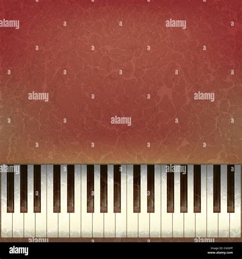 Abstract Grunge Music Background With Old Piano Keys Stock Photo Alamy