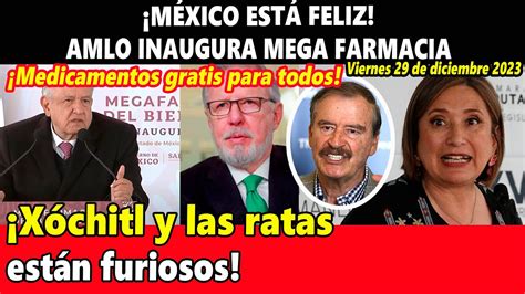 M Xico Est Feliz Amlo Inaugura Mega Farmacia X Chitl Y Las Ratas