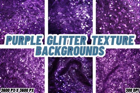 Purple Glitter Texture Backgrounds Graphic by FabriCraft · Creative Fabrica