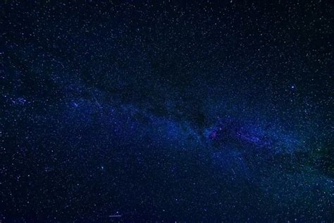 Premium Photo Blue Starry Night Sky With Milky Way And Galaxies