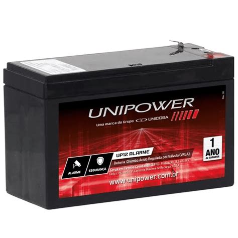 Bateria Selada V A Up Alarme Unipower Em Promo O Ofertas Na