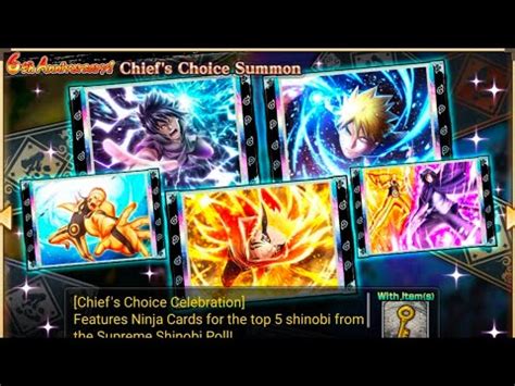 Summon 1150 Sb Di Banner 6th Anniversary Chief S Choise Summon