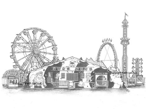 Fun Zone Mighty Thomas Carnival Pencil Drawing Pencil Dr Flickr