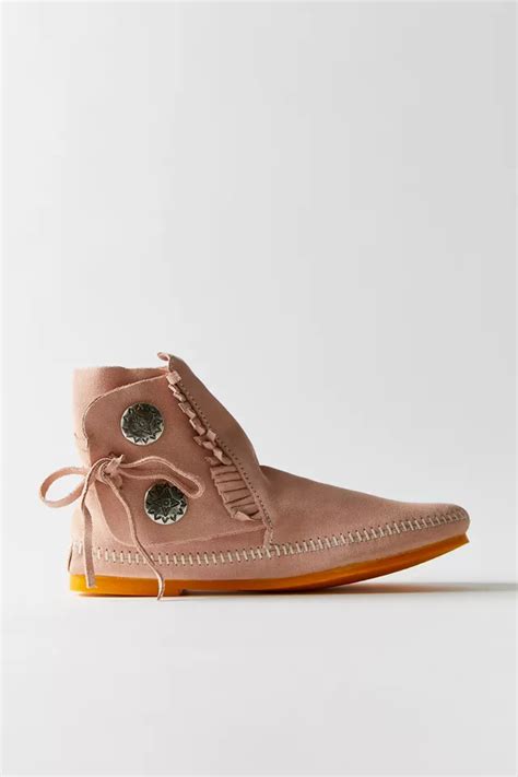 Minnetonka Two Button Hardsole Boot Urban Outfitters Canada