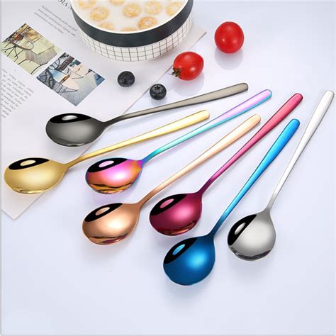 Stainless Steel Korean Spoon Dinner Spoon And Fork Cutlery Tableware