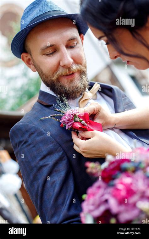 Loving Couple Just Married Stock Photo Alamy