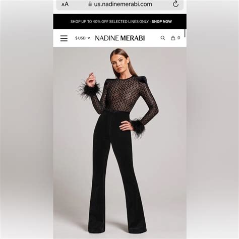 Nadine Merabi Pants Jumpsuits Nadine Merabi Monique Jumpsuit