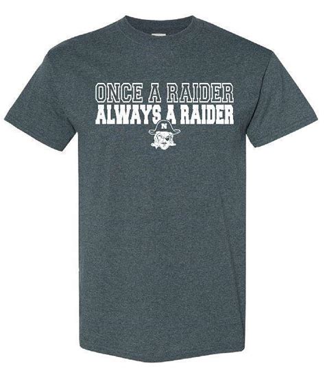 Once A Raider Dryblend® 50 Cotton50 Poly T Shirt 3 Color Options