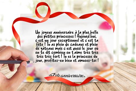 Texte Et Message Anniversaire Pour Une Fille