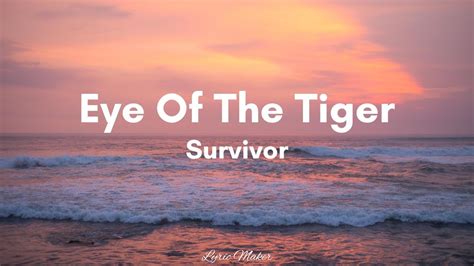 Survivor Eye Of The Tiger Lyrics YouTube