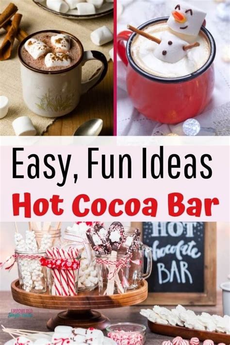 When There Is A Winter Wonderland Outside Have A Diy Hot Cocoa Bar It