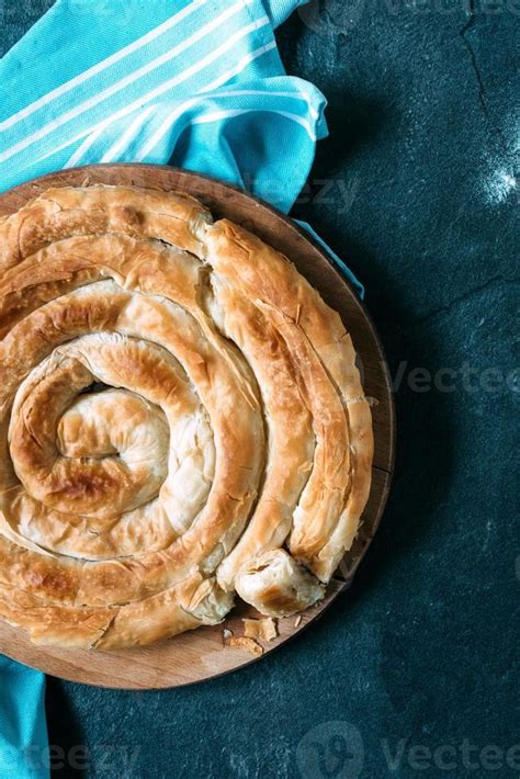 Baked Greek cheese pie 22813667 Stock Photo at Vecteezy