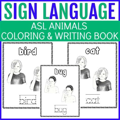 Sign Language Printables (ASL)