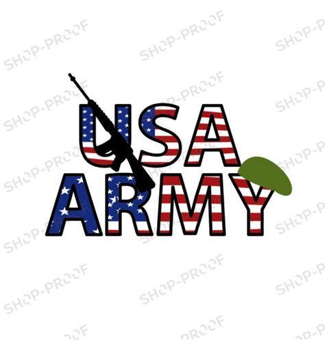 Usa Army Logo Vector Design Shop By Aquadigitizing