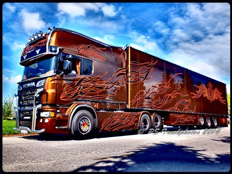 Scania R620 V8 Longline Black Amber Sth Patrick Vand Flickr