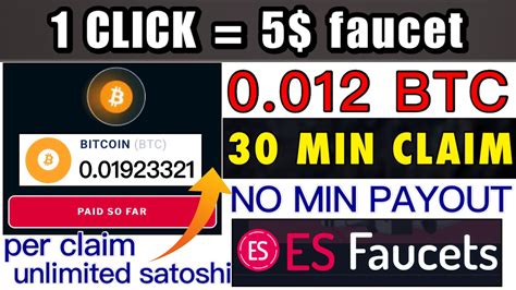 Free Bitcoin Faucet To Claim Free Btc 0 01 Btc 30 Min Claim High