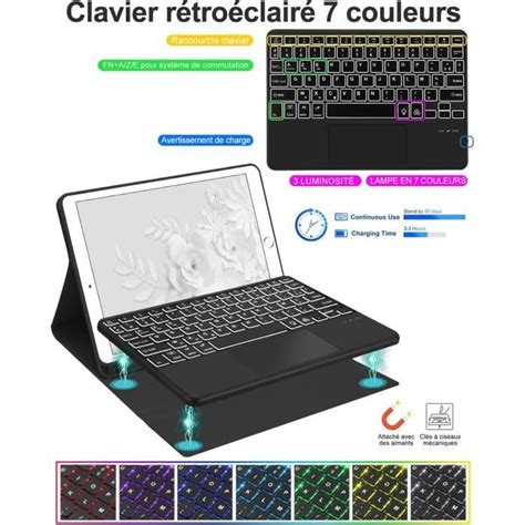 Coque Clavier Avec Touchpad Pour Ipad 9 7 Iipad 6Ème Génération 2018