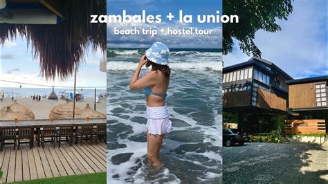 La Union Beach Vlog Creesante Hostel Room Tour Zambales Where To