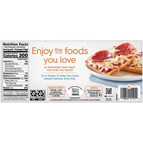 Lean Cuisine Favorites French Bread Pepperoni Frozen Pizza 5 25 Oz From Ralphs Instacart