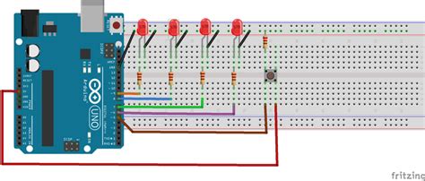 Arduino Push Button Counter With LED Indication : 4 Steps - Instructables