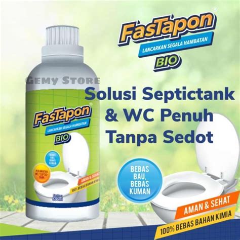 Jual Fastapon Bio Penghilang Bau Kloset Wc Toilet Bio Fastapon 500ml Di