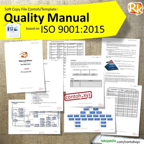 Iso 9001 2015 Quality Manual Template