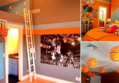 Tu Cuarto Con El Estilo Del Basquet Dormitorio De Baloncesto Temas