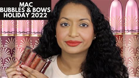 Mac Bubbles Bows Powder Kiss Liquid Lipcolour Review YouTube