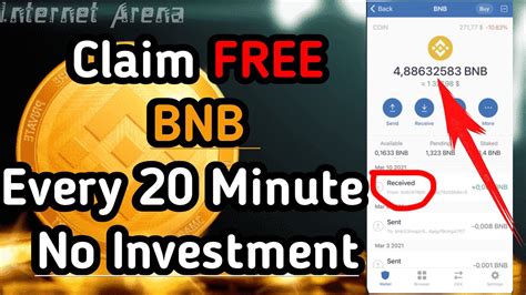 Claim Free Binance Coin Every Minutes No Investment Earn Free