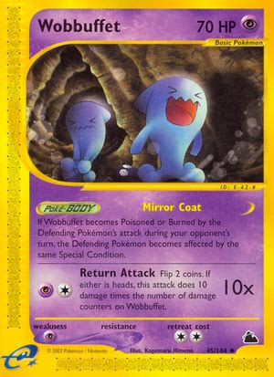 Wobbuffet 45 144 Skyridge Reverse Holo Value GoCollect