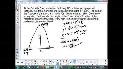 Equation Of Parabola Example Problems - Tessshebaylo