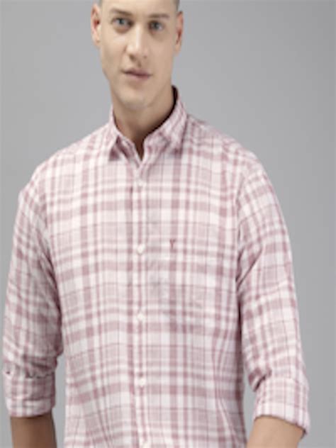 Buy Van Heusen Sport Slim Fit Checked Casual Pure Cotton Shirt - Shirts ...