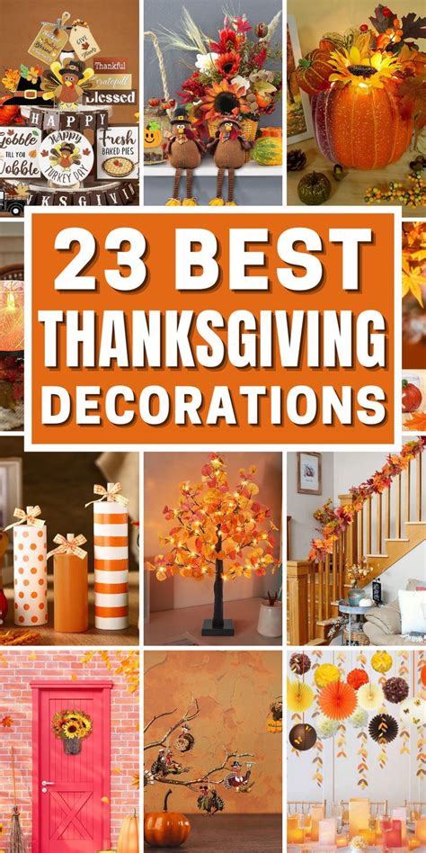 23 Best Thanksgiving Decorations For 2023 | Elegant thanksgiving decorations, Thanksgiving ...